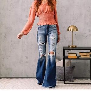 Kancan Signature High Rise Super Flare Jean
